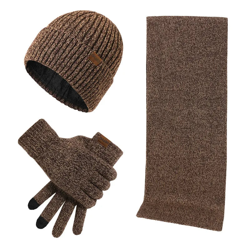 Tenue Hiver Complète : Bonnet, Écharpe et Gants Chauds