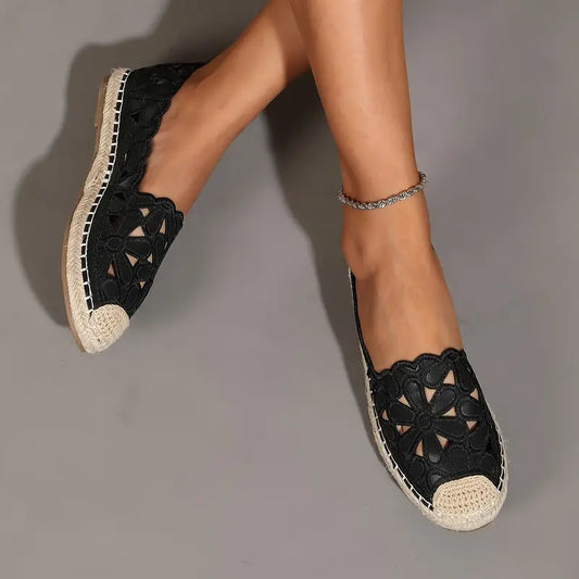 Sandales Femmes Été – Espadrilles Confortables à Fleur - LuxeStyle