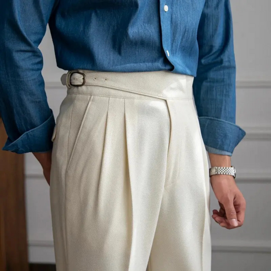 Pantalon Homme Classique Élégant