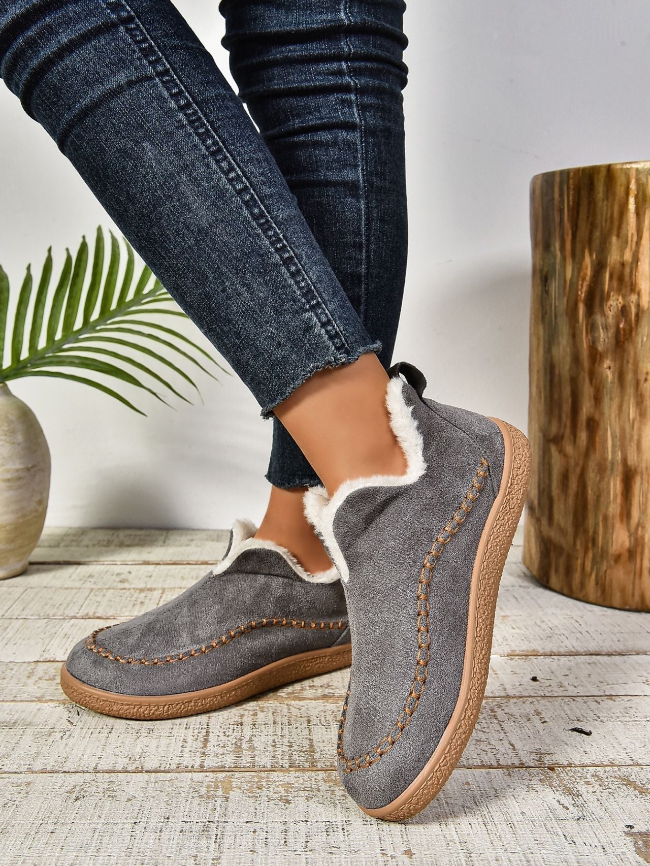 Chaussons Femmes Douillets et Chaude Mode