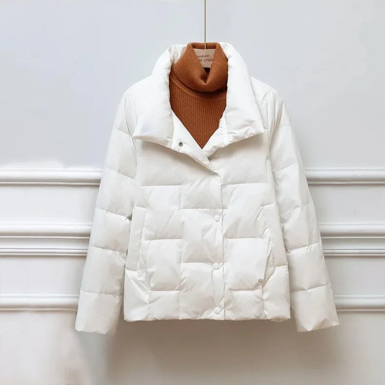 Veste Hivernale Douillette pour Femme avec Décoration Brodée