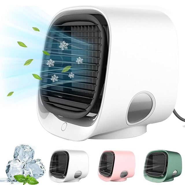 Ventilateur de Bureau Compact et Silencieux USB Blanc - LuxeStyle