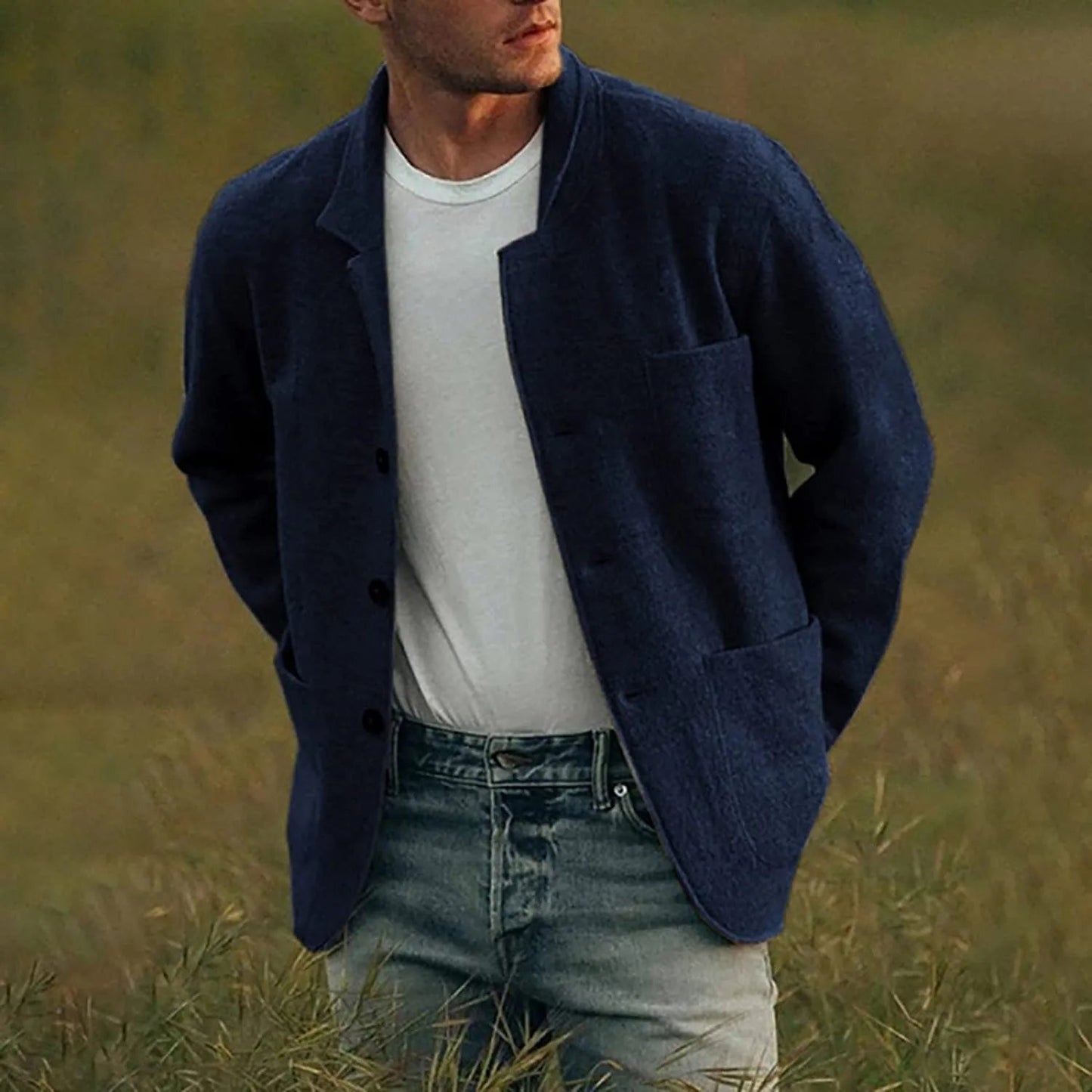 Veste style détente à manches longues uomo