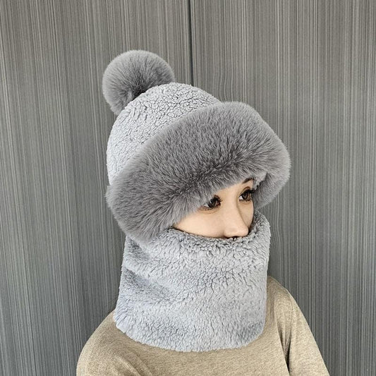 Chapeau et Écharpe Tricotés Chauds pour Hommes et Femmes - LuxeStyle