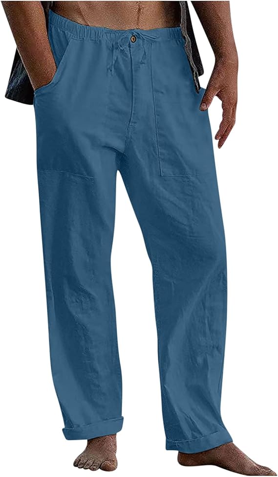 Pantalon Lin Relaxed pour Homme Bureau