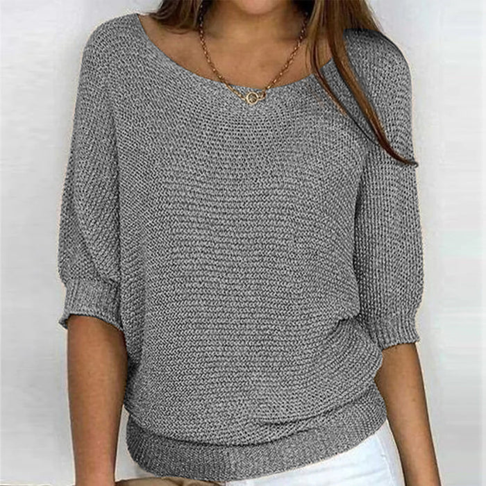 Pull Femme Col Rond Classique