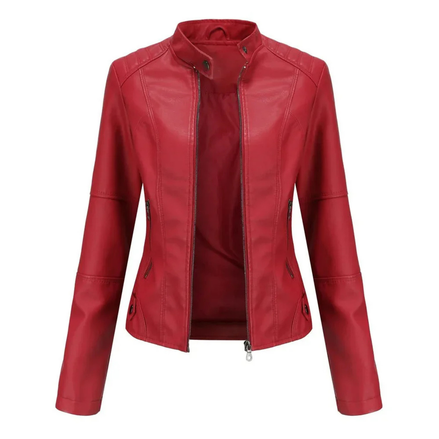 Veste Femme Élégante Col Montant