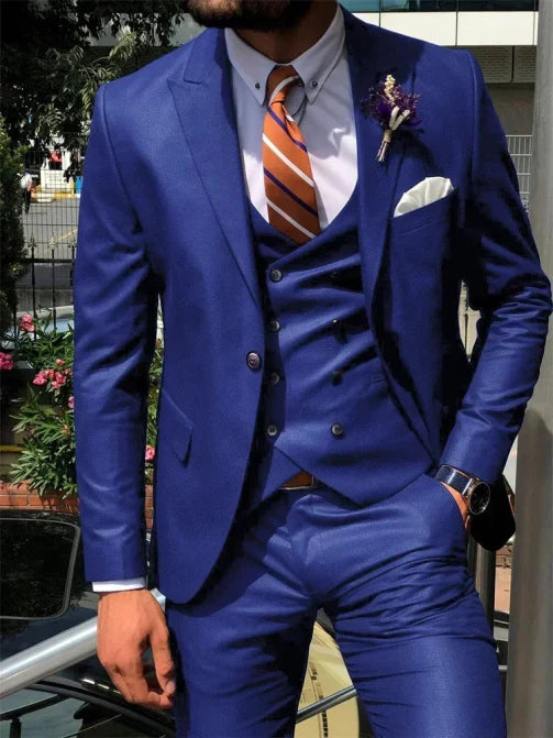 Costume Mariage Homme Élégant Tailleur Noir