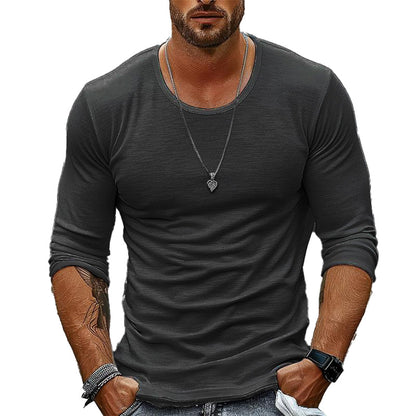 T-shirt Homme Décontracté Manches Longues