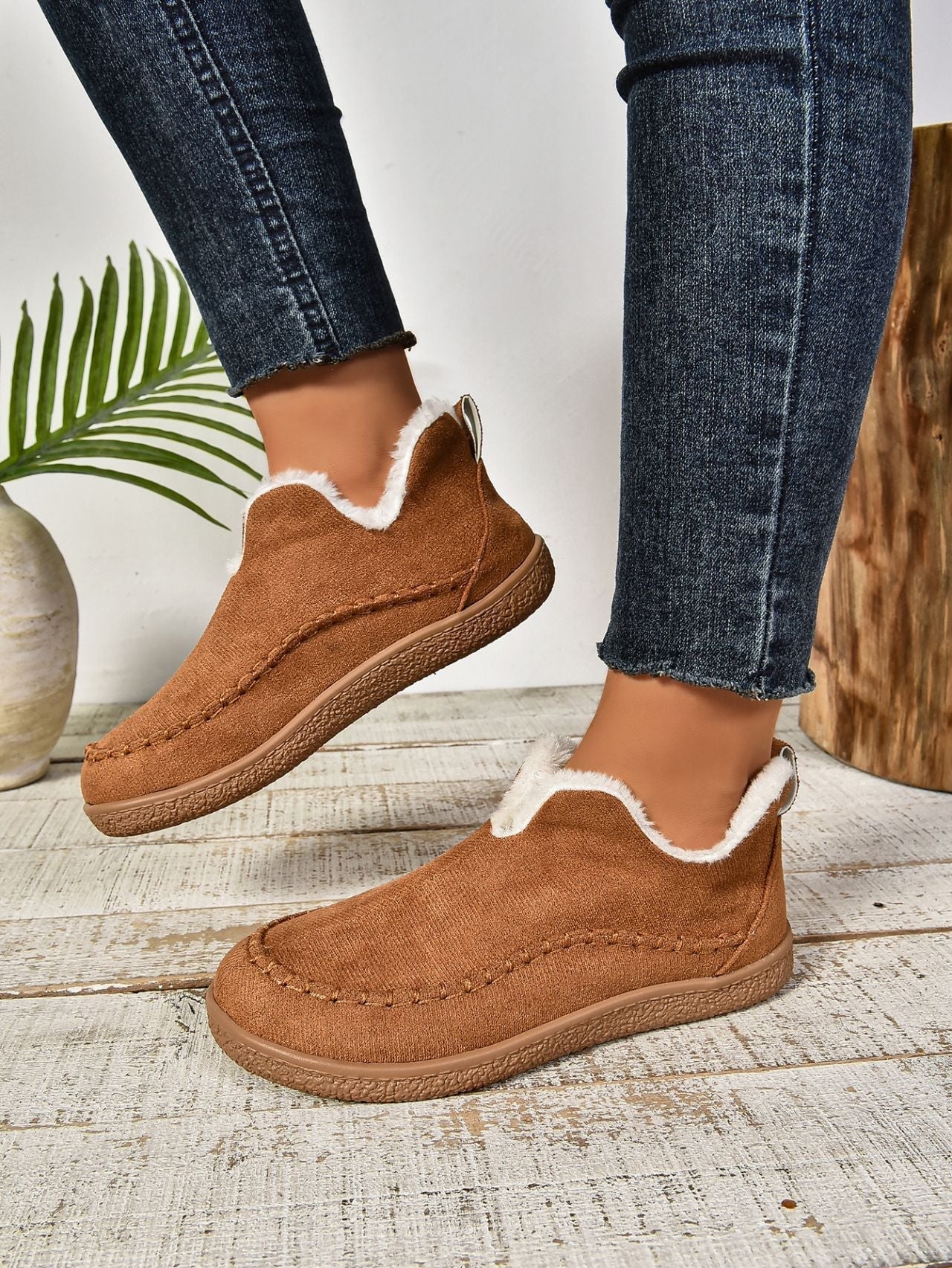 Chaussons Femmes Douillets et Chaude Mode