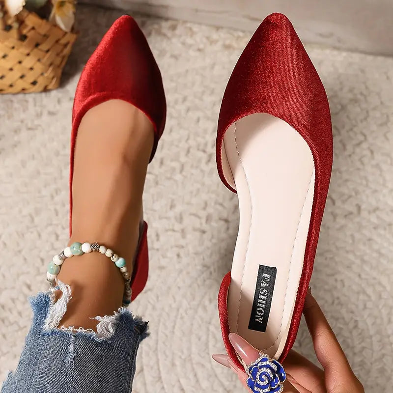 Chaussures Femmes Élégantes à Bout Pointu