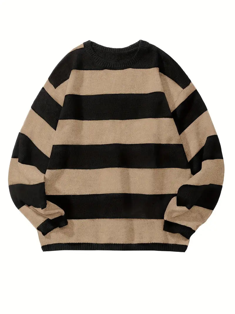 Pull à Rayures Classique pour Homme