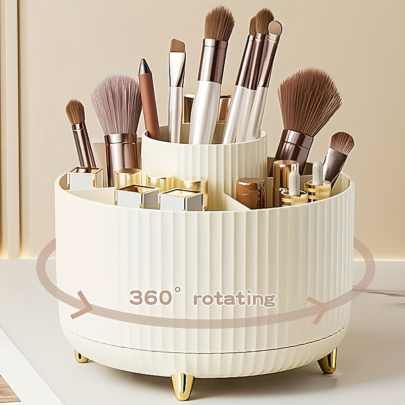 Boîte à Maquillage Compacte avec Pinceaux et Gloss