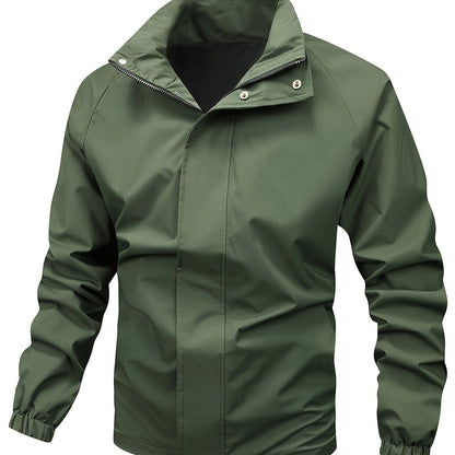 Veste de pluie homme verte étanche