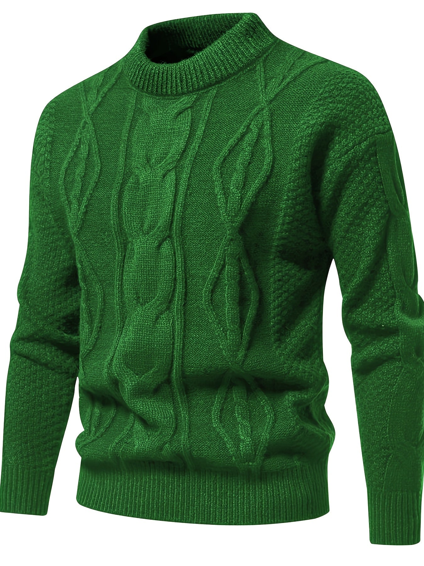 Pull en laine épais Marine pour Homme