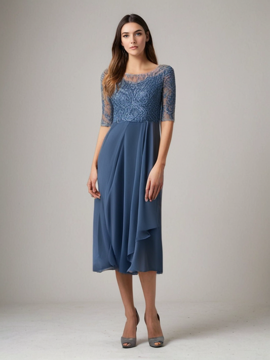 Robe Féminine Dentelle Chic – Robe Élégante pour Femme avec Coupe Fluide et Style Raffiné - LuxeStyle