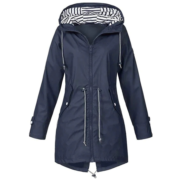 Veste Imperméable Étanche pour Femme avec Capuchon