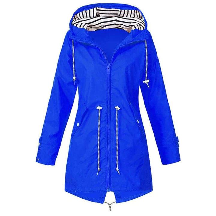 Veste Imperméable Étanche pour Femme avec Capuchon