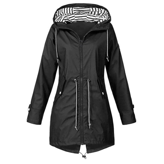 Veste Imperméable Étanche pour Femme avec Capuchon - LuxeStyle