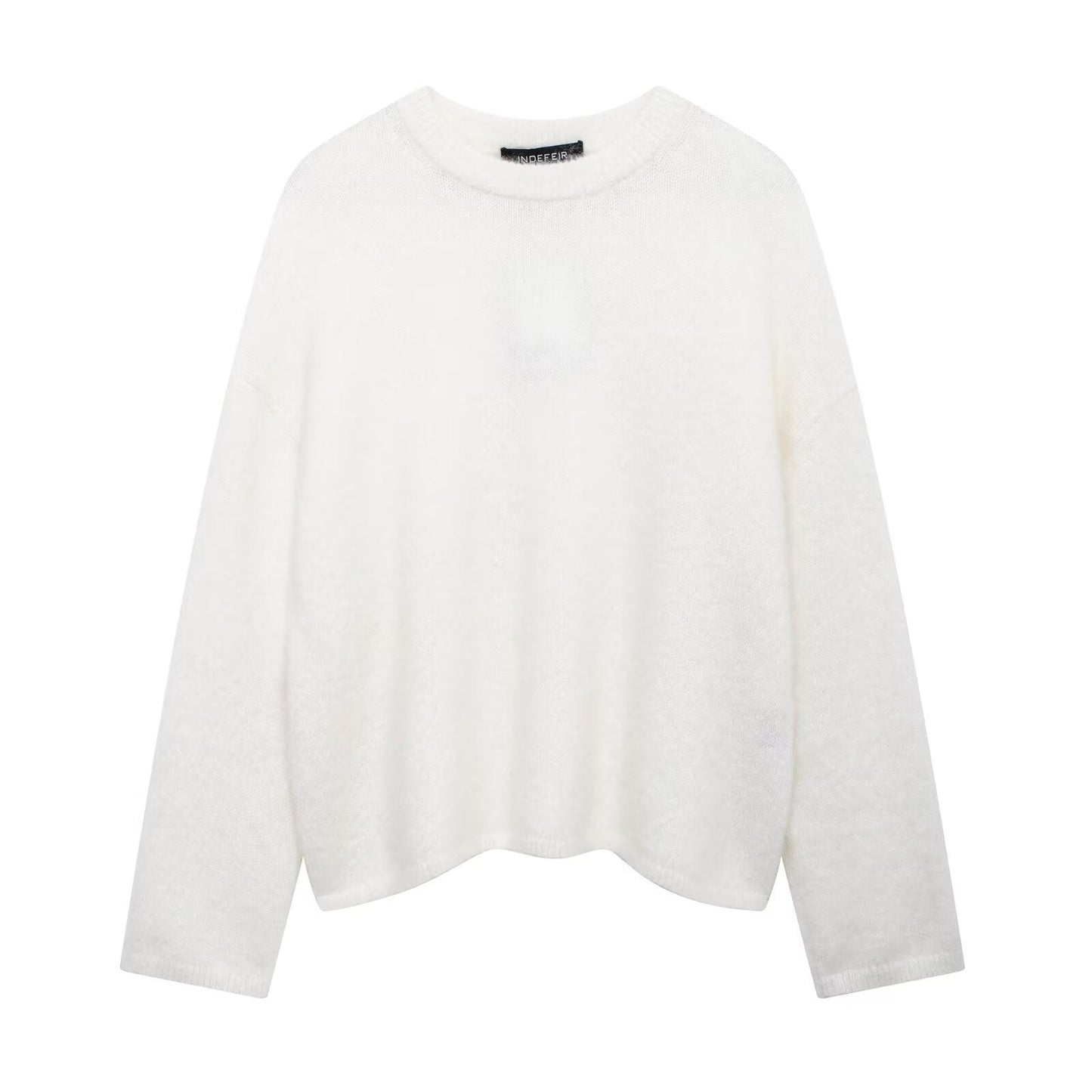Pull Femme Col Rond Décontracté