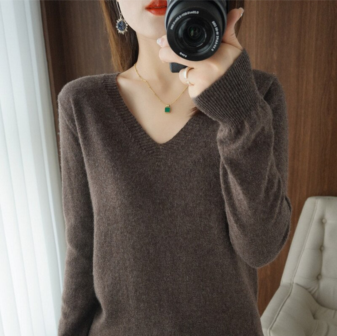 Pull Chic Femme Élégant