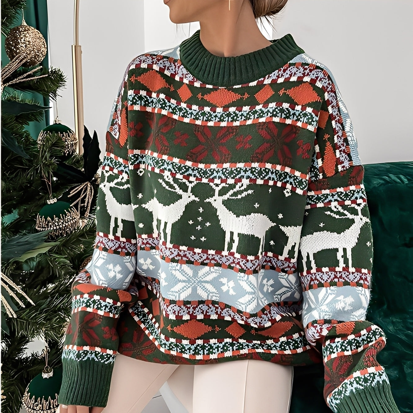 Pull Hiver Festif pour Femme
