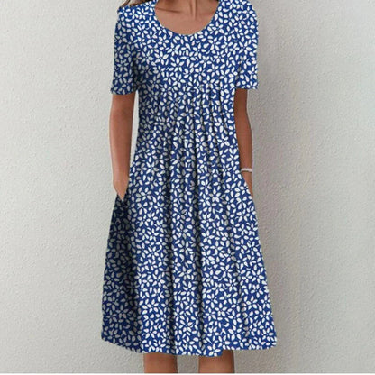 Emma™ – Robe Longue Femme Élégante en Coton Confortable et Polyvalente