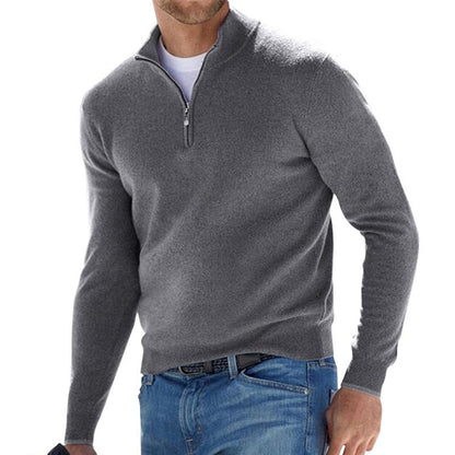 PullSoft™ – Pull Col Roulé Homme en Laine Confortable et Élégant