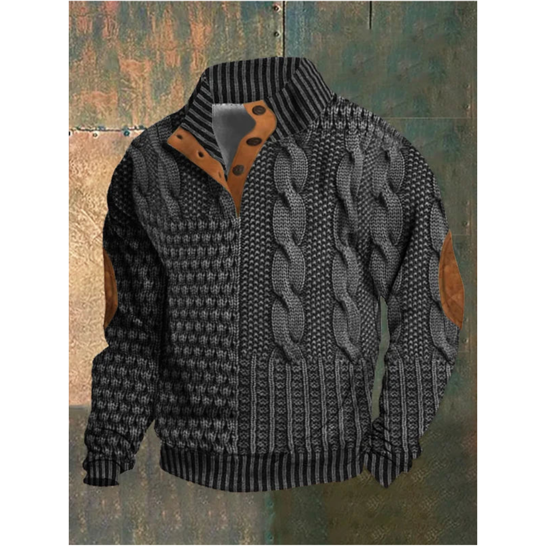 Pull En Laine Douillet Pour Hommes Hiver