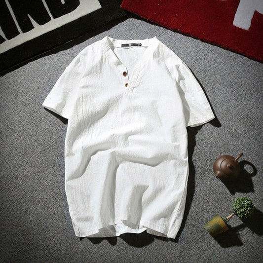 T-shirt Homme Décontracté Manches Courtes Élégant - LuxeStyle
