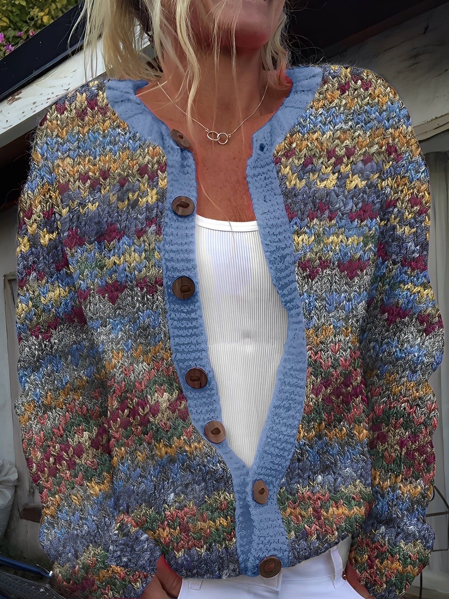 Cardigan Femme Élégant en Maille Douce