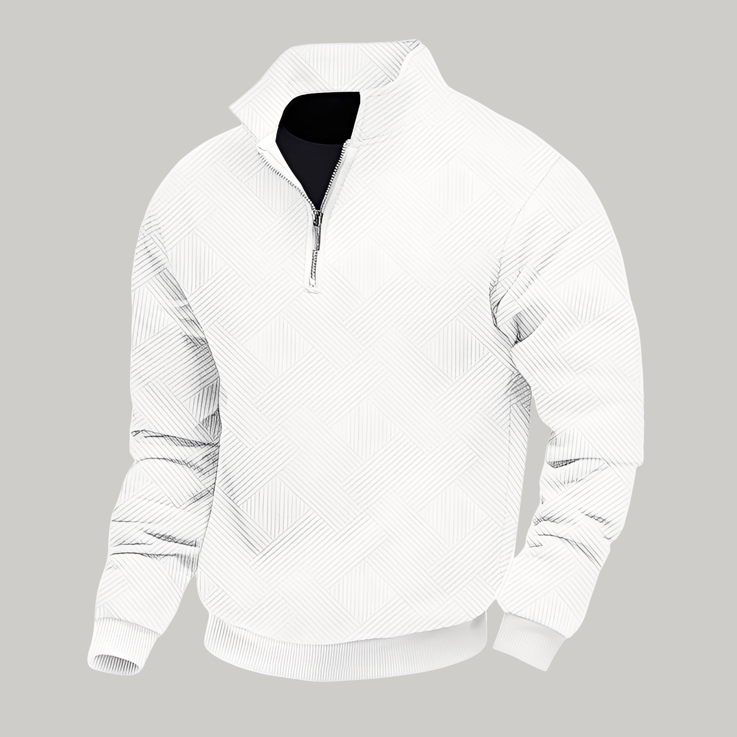 Pull Homme Zippé Pratique Quotidien