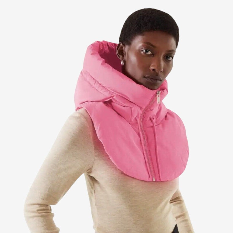 Cagoule à capuche zippée confortable pour femme