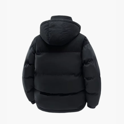 Veste hivernale pour homme à capuche polaire - LuxeStyle