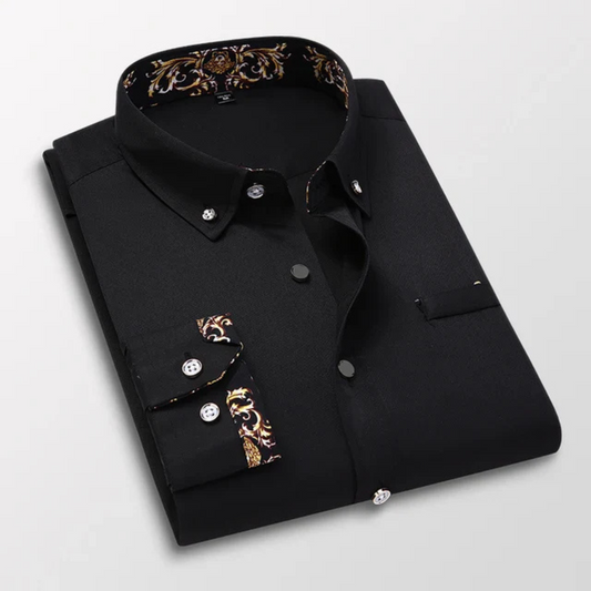 Chemise Homme Grande Taille Manches Longues - LuxeStyle
