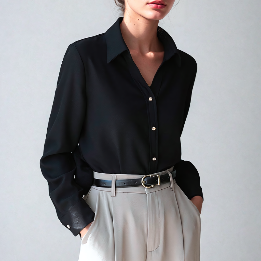 Chemise Femme Manches Longues Élégante
