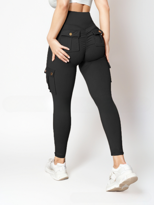 Pantalon Femme Haut de Gamme avec Poches et Coupe Détendue - LuxeStyle