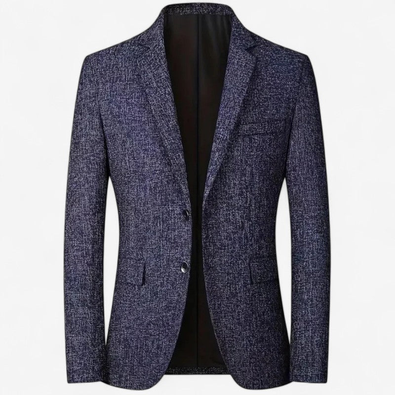 Blazer Élégant à Col Revers Classique