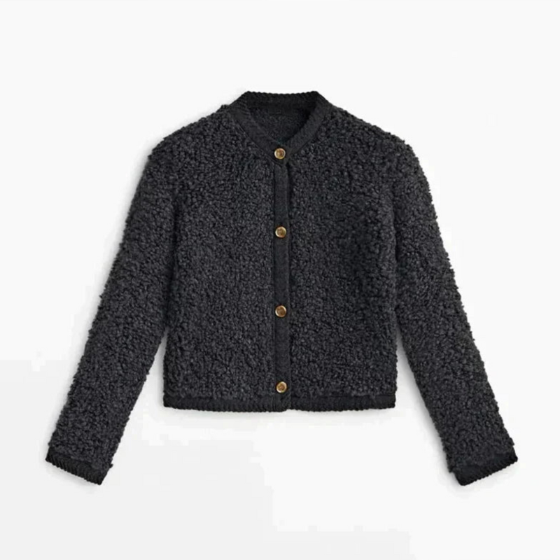 Rosalie | Cardigan Peluche Féminin | Confortable