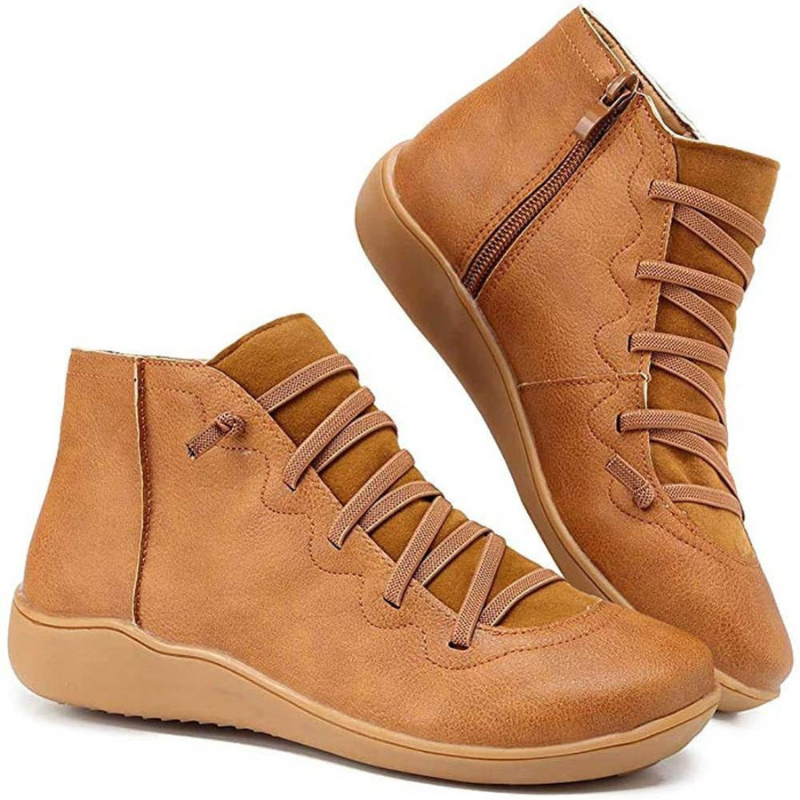Bottes Cuir Féminines Hiver Chic - LuxeStyle