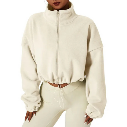 Veste Polaire Élégante Femme Hiver