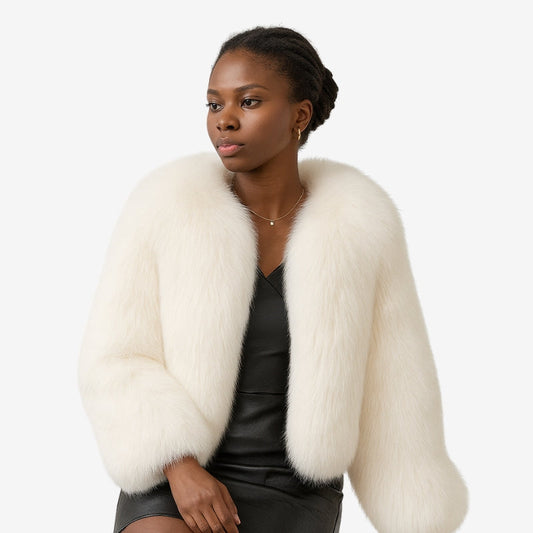 Veste Femme Élégante à Fermeture Avant - LuxeStyle