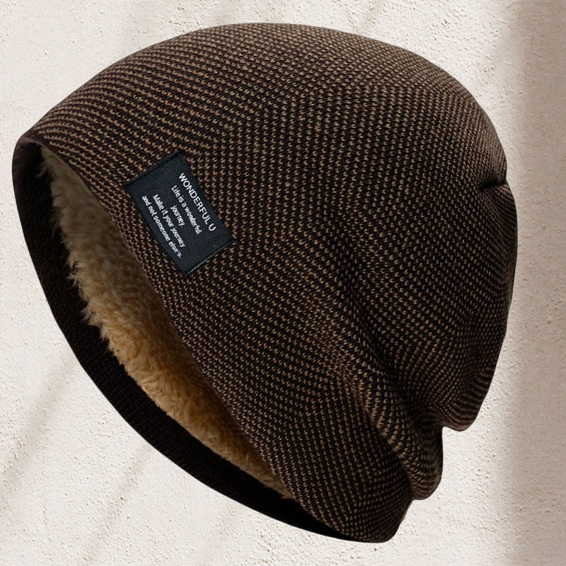 Bonnet Tricoté Douillet Hiver pour Adulte