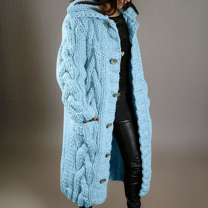 Cardigan Femmes Long et Doux