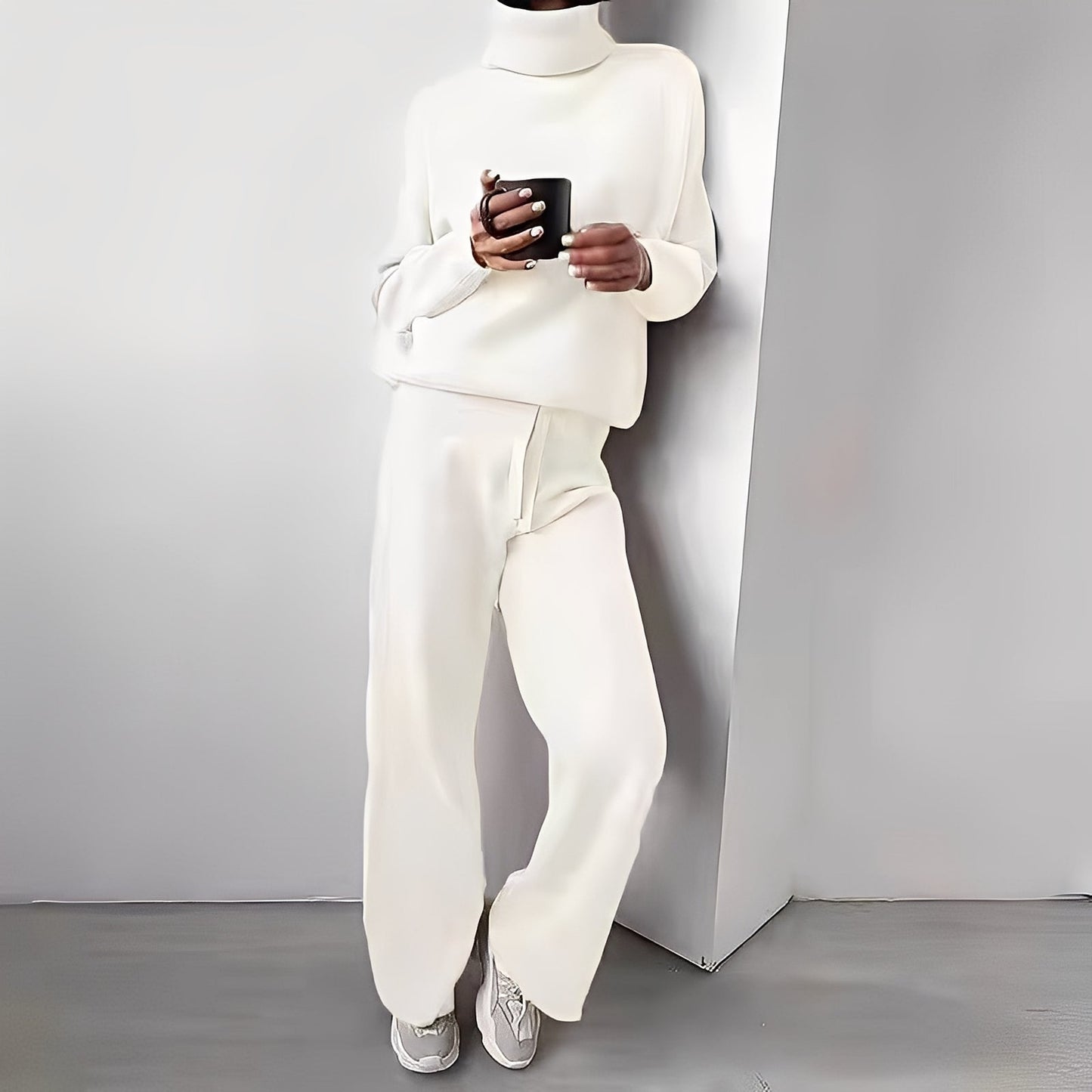 Maillot de Détente Douillet pour Femme - Tenue Deux Pièces Confortable et Chic