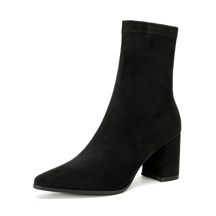 Bottes Femmes Zippées Confortables Pour Tous Les Jours