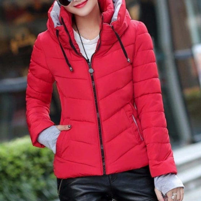 Veste Douillette à Capuche pour Femme Tout Temps