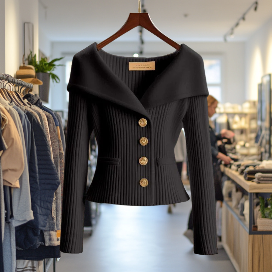 Gilet épais jaune vif pour femme