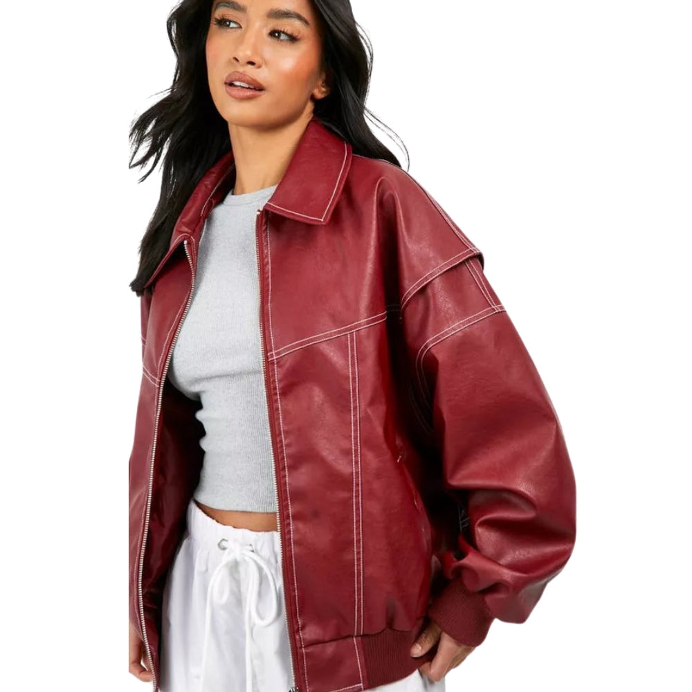 Veste femme style chic avec fermeture éclair - LuxeStyle