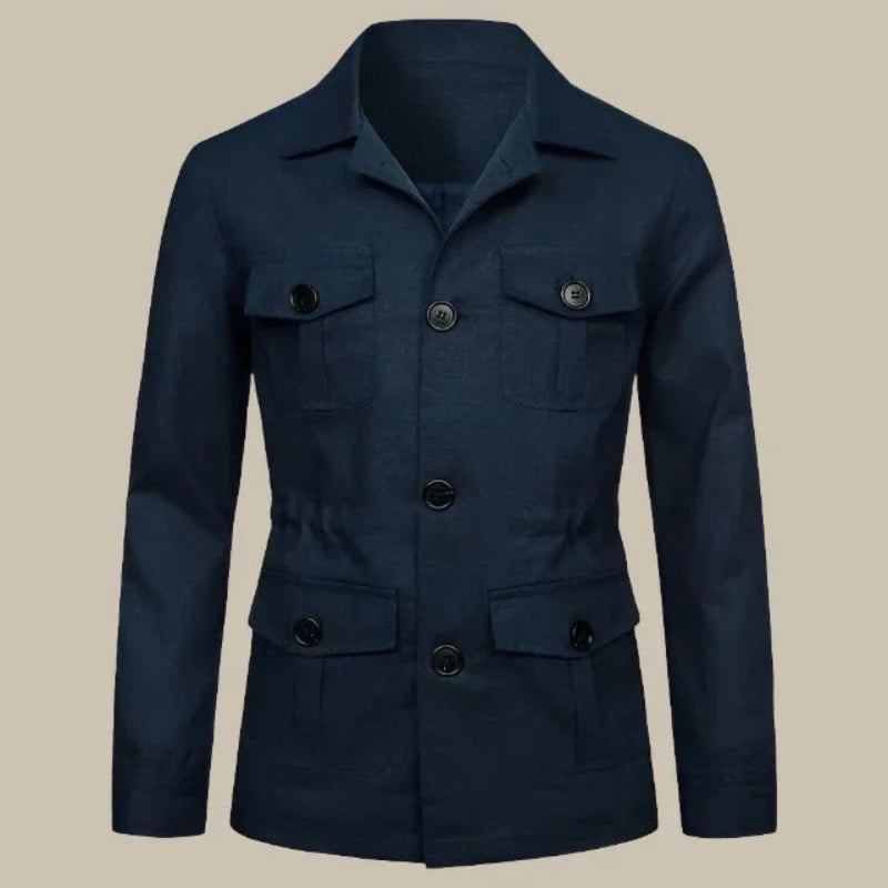 Veste Classique Manches Longues Boutonnée
